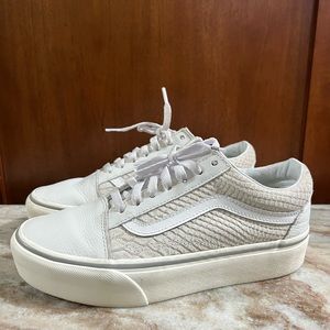 Vans Old Sokol Platform White Snake
